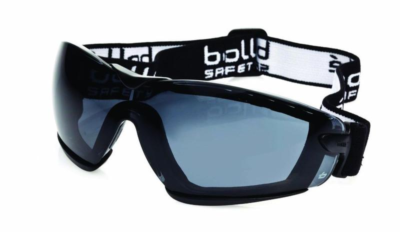 SAFETY SPECTACLE BOLLE COBRA 1652402 SMOKE AS AF COATED LENS