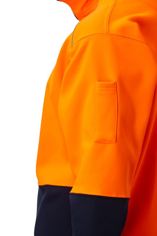 WINDCHEATER L/SLEEVE MASTER WF065 HI VIS D 2 TONE 320GSM FLEECY ...