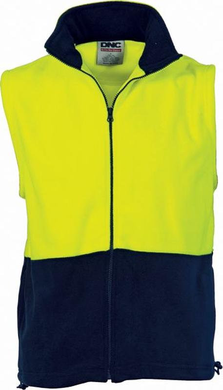 Unisex Hi Vis Full Zip Vest