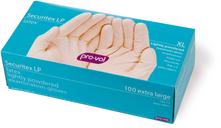 GLOVE DISPOSABLE PROVAL SECURITEX LP LATEX LIGHTLY POWERED 100/BOX