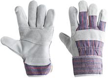 GLOVE SAFETY MASTER LC235 CANDY-TA LEATHER CANDY STRIPE BACK LARGE