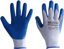 GLOVE SAFETY MASTER D GRIP LATEX COATED PALM P/COTTON LINER