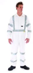 COVERALL DNC 3856 RTA NIGHT WORKER HI VIS N 3M TAPED 311GSM COTTON DRILL