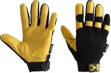 GLOVE SAFETY MASTER GOLDEN STAGG RIGGERS MECHANICS DEER SKIN VELCRO FRONT