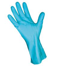 GLOVE SAFETY CLOROX ASTRA RUBBER SILVER LINED BLUE