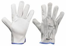 GLOVE SAFETY MASTER MUSTANG RIGGERS COWHIDE SUEDE BACK