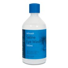 EYE WASH RELIWASH FRS103 SALINE - 500ML/BOTTLE