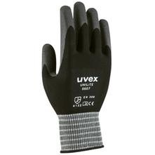 GLOVE SAFETY UVEX UL6607 FOAM NBR PALM COATED - BLACK