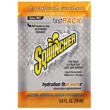 ELECTROLYTE DRINK SQWINCHER FAST PACK TROPICAL 180ML 50/PACK
