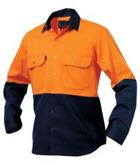 SLEEVE KING GEE K54015 2 TONE HI VIS 