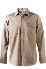 SHIRT L/SLEEVE FXD LSH-1 STRETCH 185GSM COTTON DRILL